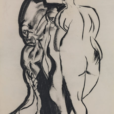 Charcoal drawing by Doug Gilmour - Hookers Reunion